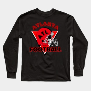 Atlanta Football Vintage Style Long Sleeve T-Shirt